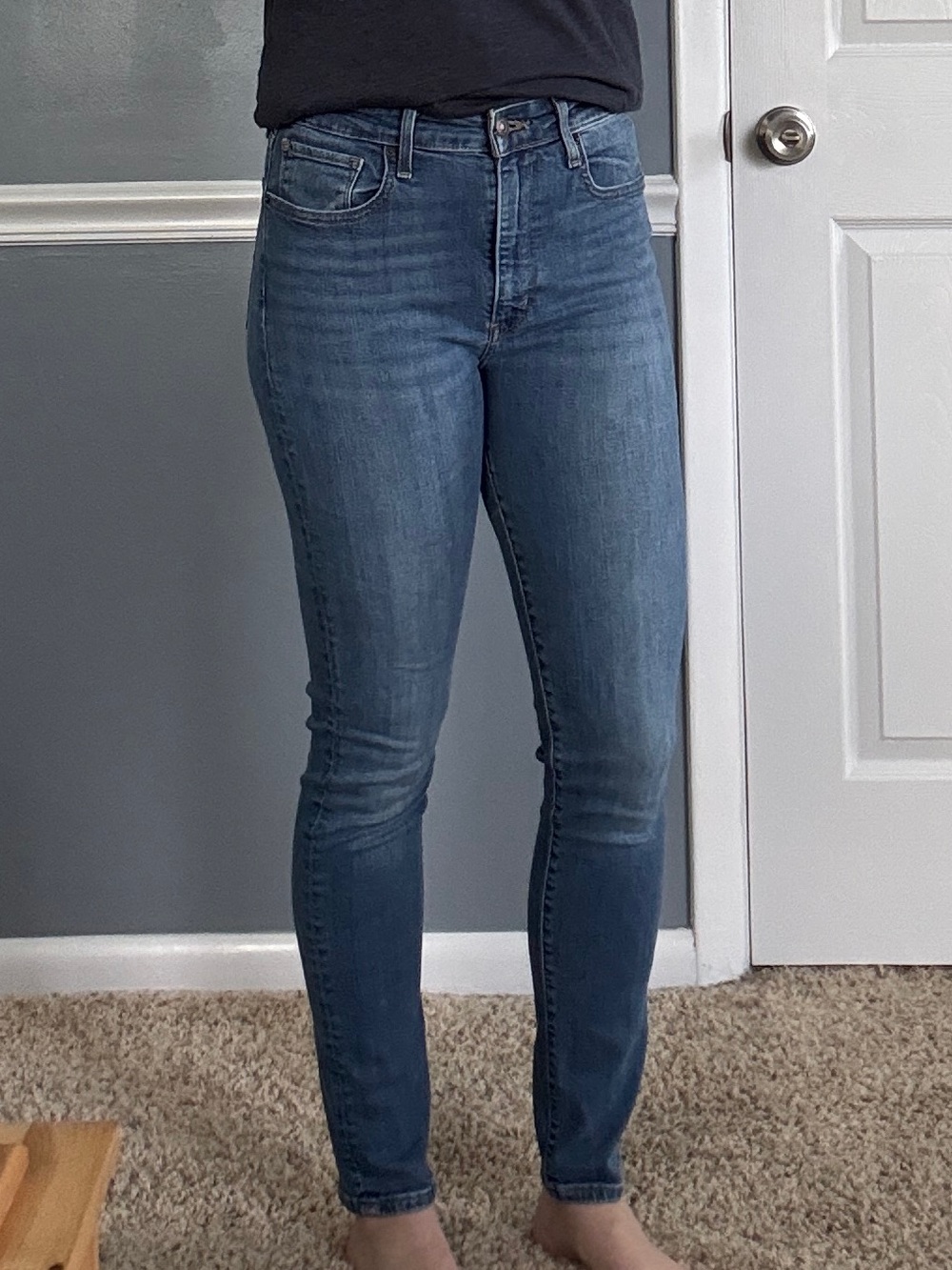 Levi's Indigo High-Rise Skinny Jeans